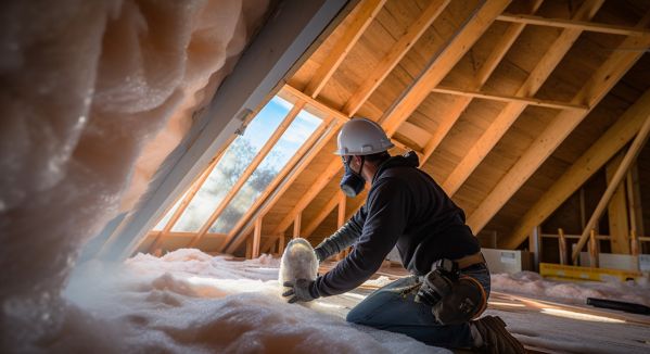 Top attic insulation installation service company in Pinecrest FL - View of a climate controlled Pinecrest air environment after the job is done.