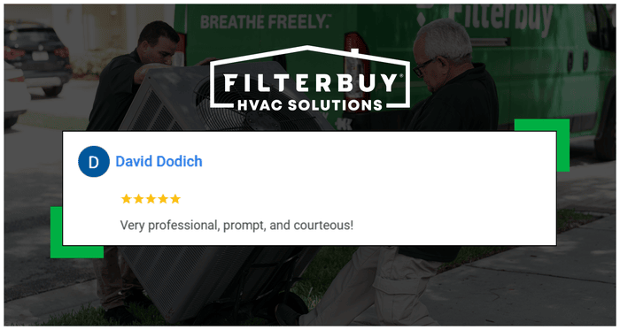 Good review from a customer after purchasing Filterbuy air filters.